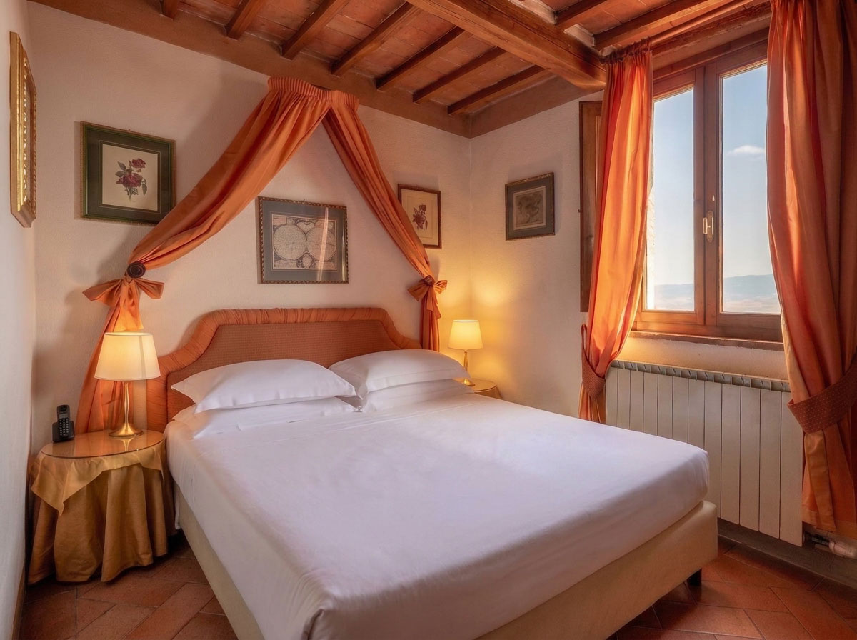 Le camere del Chiostro di Pienza